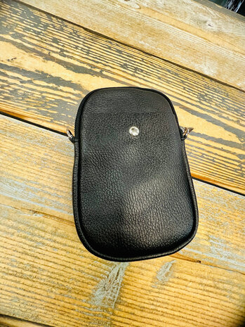 Phone bag 3 vaks echt leder Pada