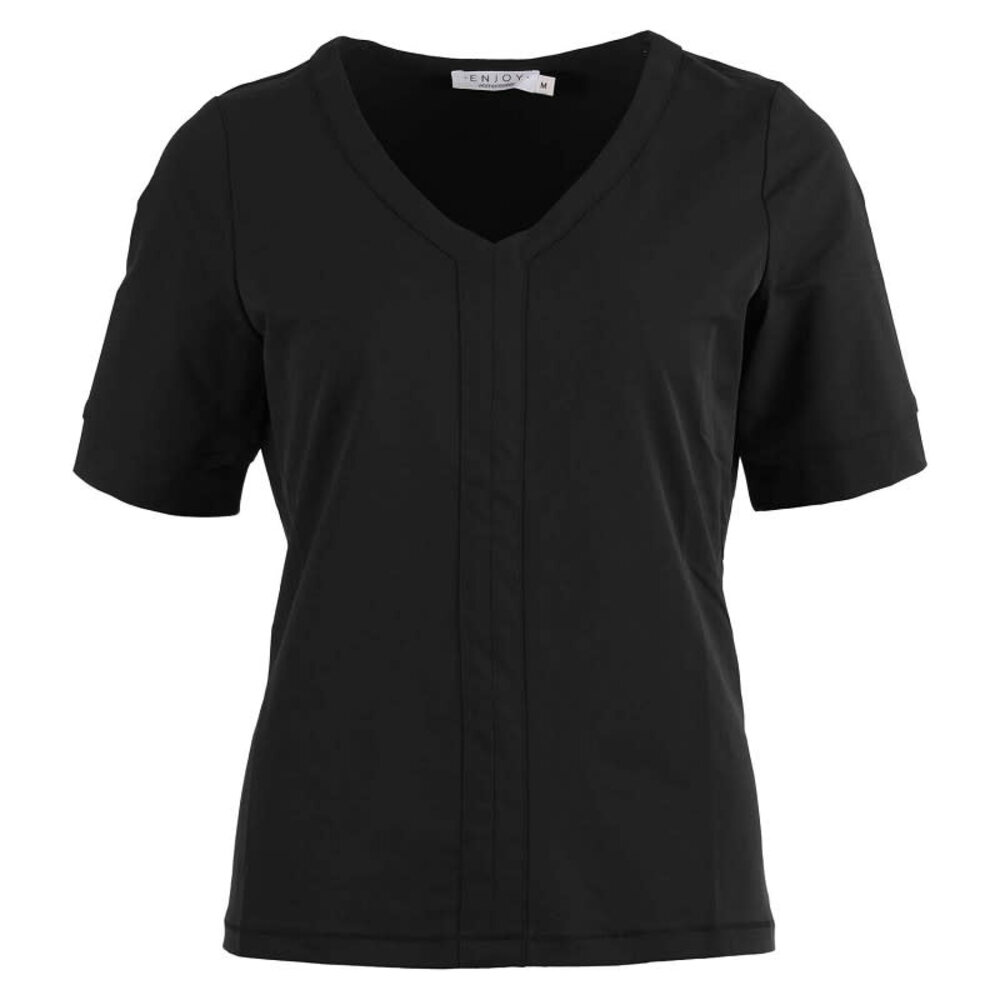 Enjoy T-Shirt travelstof v-hals 870625 Enjoy T-Shirt travelstof v-hals 870625