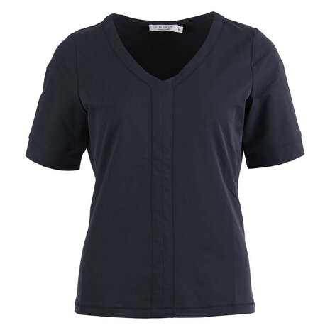 Enjoy T-Shirt travelstof v-hals 870625 Enjoy T-Shirt travelstof v-hals 870625
