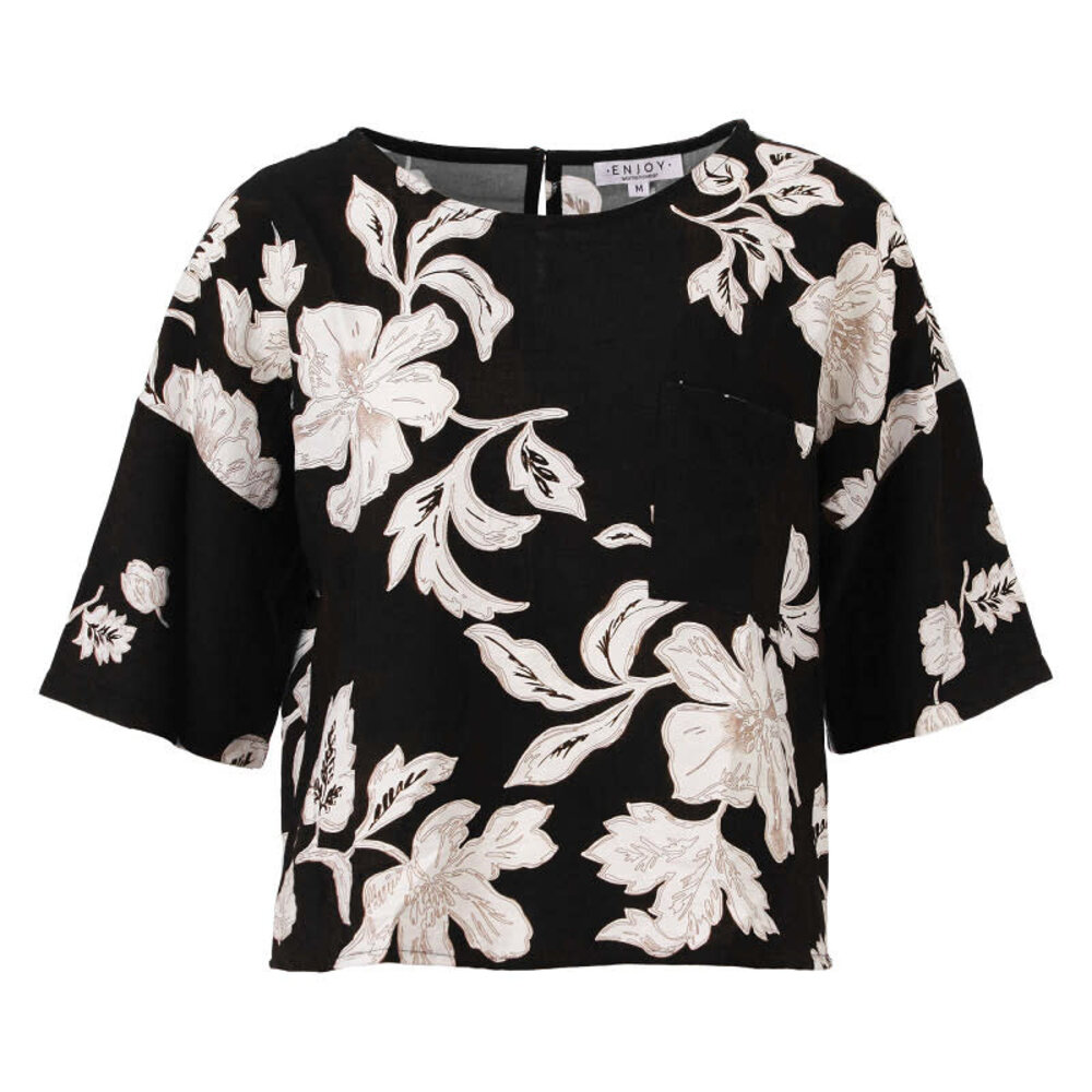 Enjoy Top km allover print 503102