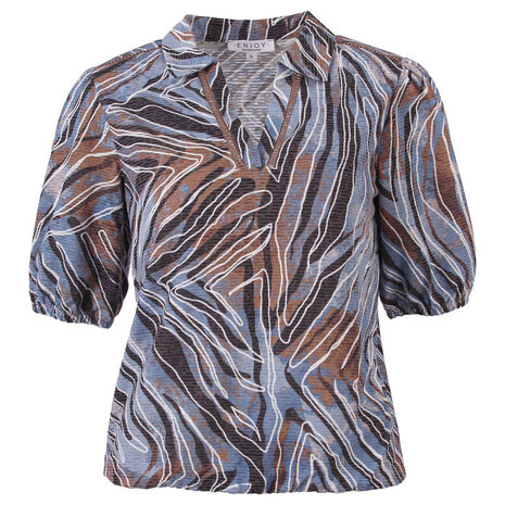 Enjoy Blouson pofmouw kraag ao 183682