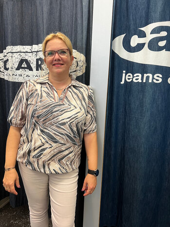 Enjoy Blouson pofmouw kraag ao 183682