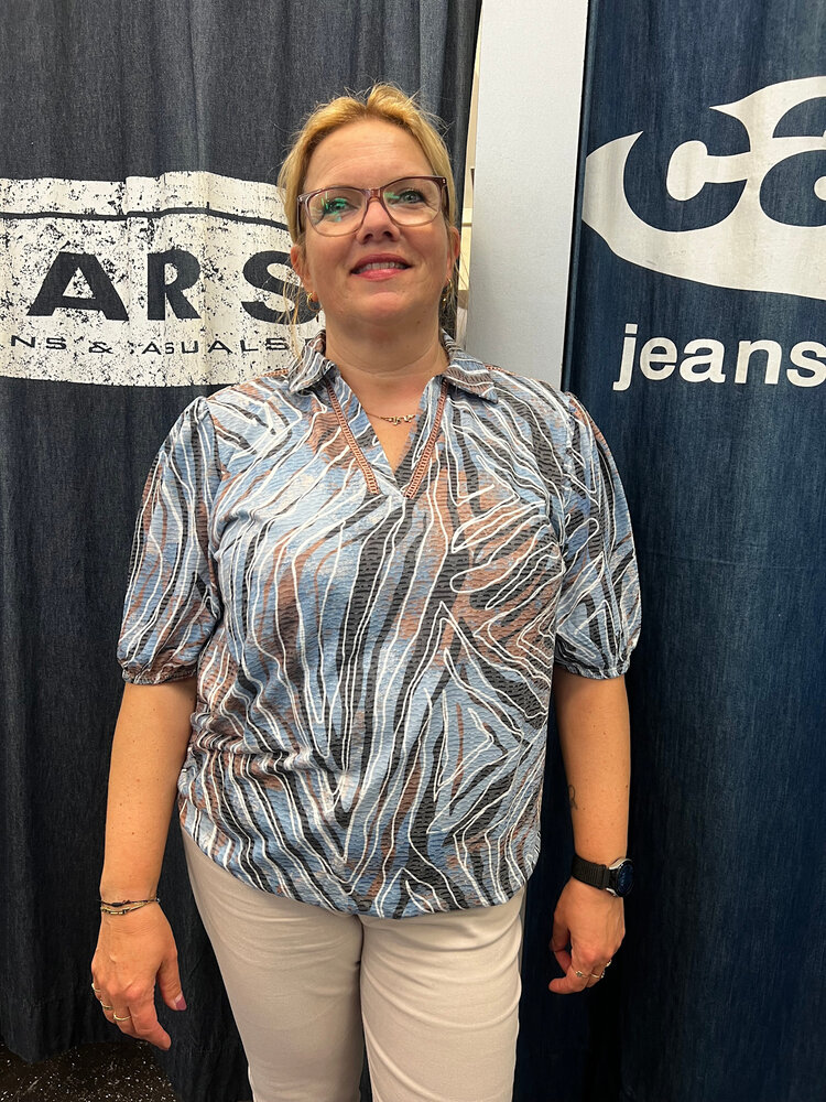 Enjoy Blouson pofmouw kraag ao 183682