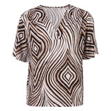 Enjoy Top km v-hals print 183304