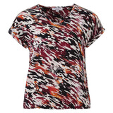 Enjoy Blouson v-hals allover print 183056