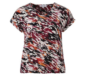 Enjoy Blouson v-hals allover print 183056