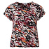 Blouson v-hals allover print 183056