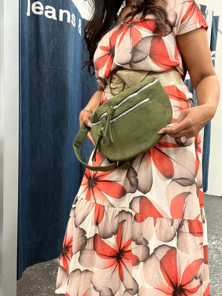 Body cross bag suede 2171