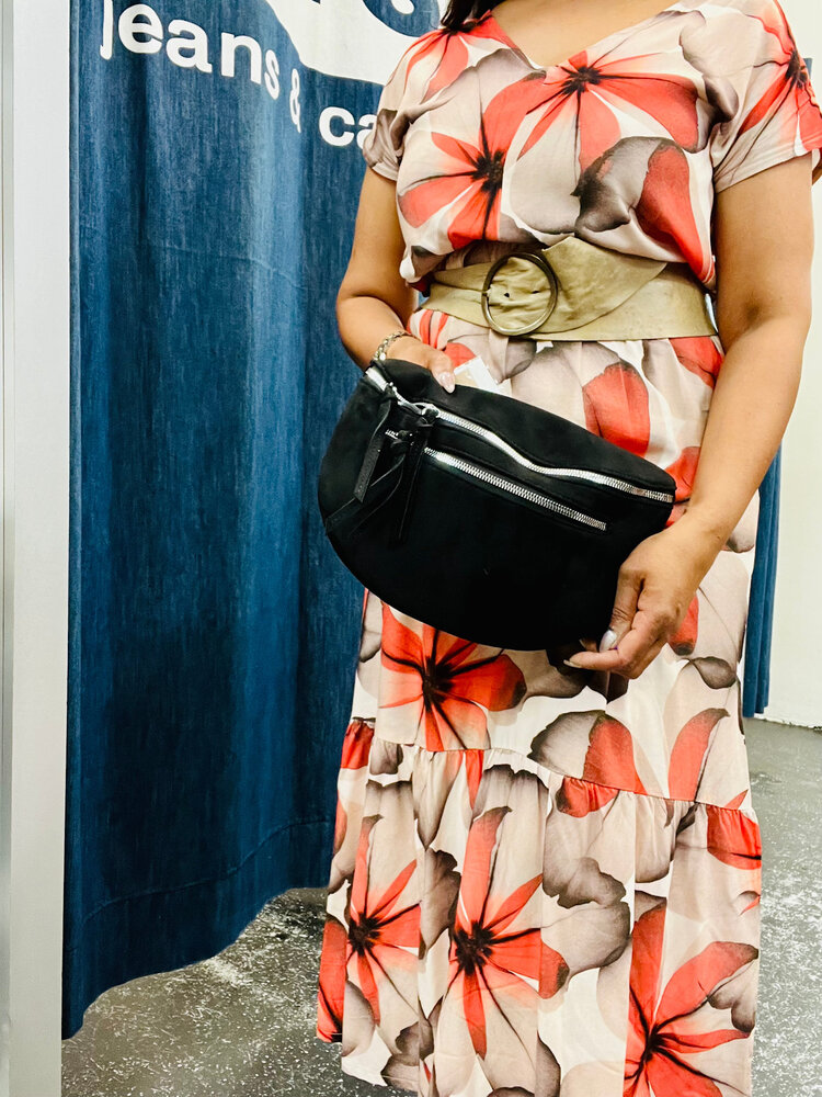 Body cross bag suede 2171