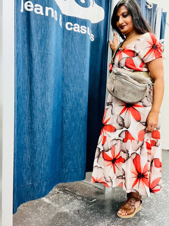 Body cross bag suede 2171