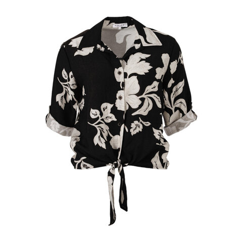 Enjoy Blouse 3/4 mouw allover print 503104 Enjoy Blouse 3/4 mouw allover print 503104