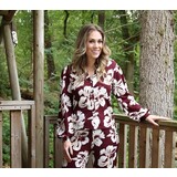 Enjoy Blouse v-hals allover bloemen 412837 Enjoy Blouse v-hals allover bloemen 412837