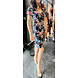 Iz Naiz Jurk overslag tropical print 3221 Iz Naiz Jurk overslag tropical print 3221