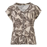 Enjoy Blouson v-hals devore 472717 Enjoy Blouson v-hals devore 472717