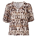 Enjoy Blouson v-hals korte pofmouw 472069 Enjoy Blouson v-hals korte pofmouw 472069