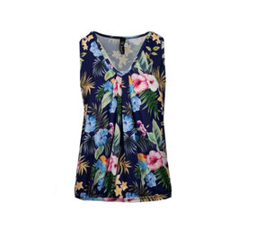 Iz Naiz Top tropical print 3382