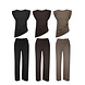 Iz Naiz Broek viscose loose fit 12267 Iz Naiz Broek viscose loose fit 12267