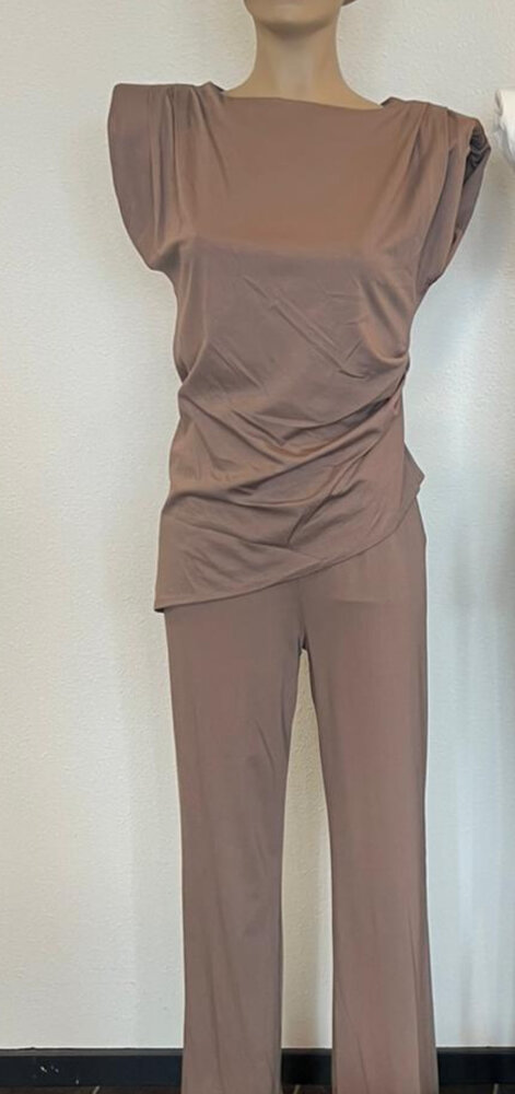 Iz Naiz Broek viscose loose fit 12267