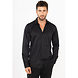 Yves Enzo Overhemd slim fit uni 100 Yves Enzo Overhemd slim fit uni 100