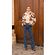 Super Mode Fur Jas Cow print F077 Super Mode Fur Jas Cow print F077
