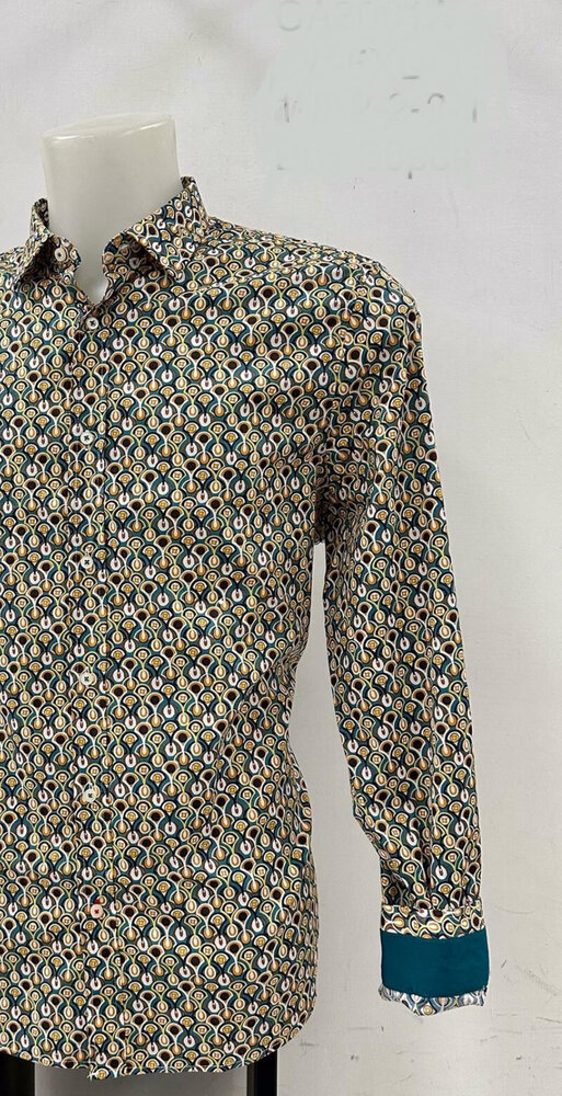 Black Number Overhemd print 3061