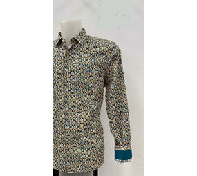 Black Number Overhemd print 3061 Black Number Overhemd print 3061