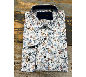 Black Number Overhemd flower print 3057 Black Number Overhemd flower print 3057