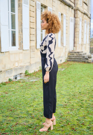 Rosa Jumpsuit  met riem 886