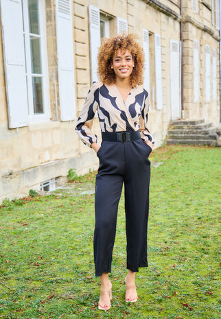 Rosa Jumpsuit  met riem 886