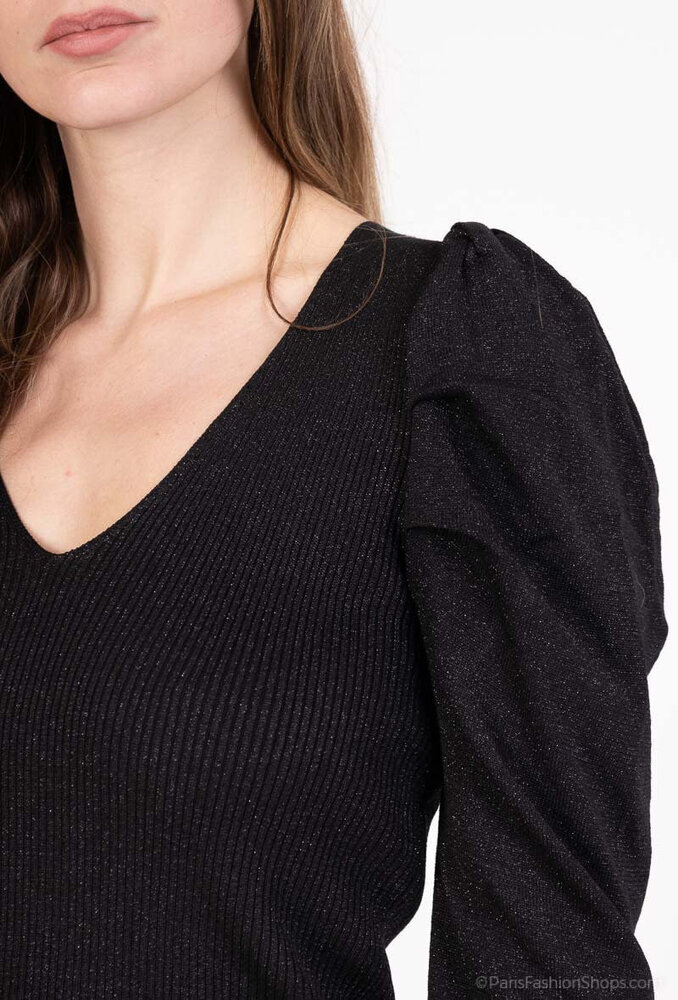 Rosa Shirt v-hals pof schouder 3119