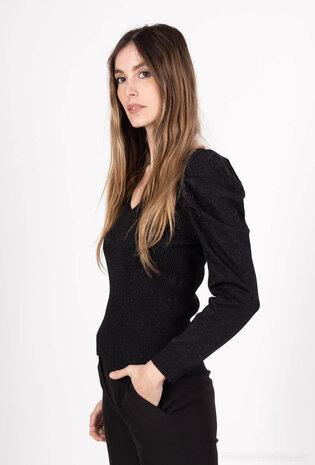 Rosa Shirt v-hals pof schouder 3119