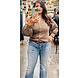 Enjoy Blouse uni v-hals 413450 Enjoy Blouse uni v-hals 413450