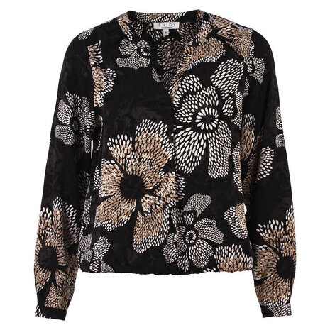 Enjoy Blouson bloemprint satin 472261 Enjoy Blouson bloemprint satin 472261