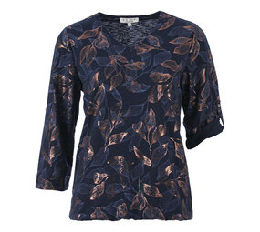 Enjoy Blouson 3/4 mw bloemprint 472149 Enjoy Blouson 3/4 mw bloemprint 472149