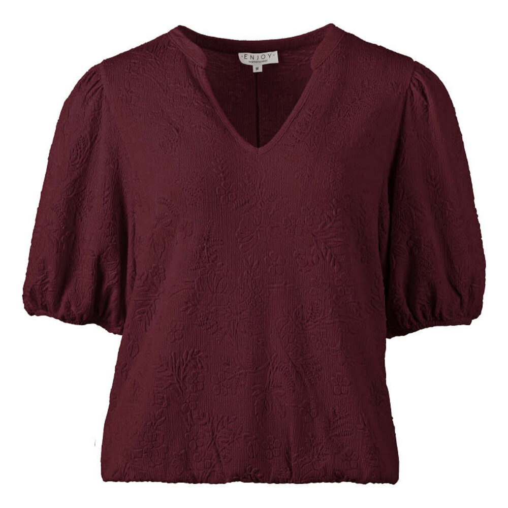 Enjoy Blouson embossed bloempr 411007