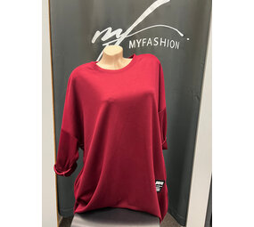 Shirt oversized side zipper ING Shirt oversized side zipper ING