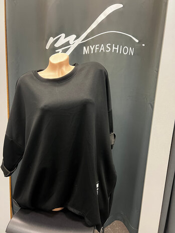 Shirt oversized side zipper ING