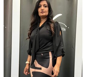 Iz Naiz Blouse strik open mouw 3869 Iz Naiz Blouse strik open mouw 3869