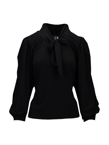 Iz Naiz Blouse strik open mouw 3869 Iz Naiz Blouse strik open mouw 3869