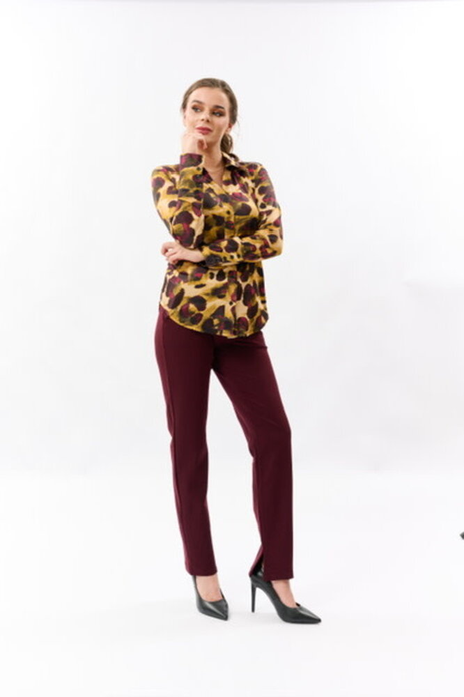 Iz Naiz Blouse V print  3701 Iz Naiz Blouse V print  3701