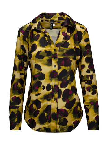 Iz Naiz Blouse V print  3701 Iz Naiz Blouse V print  3701