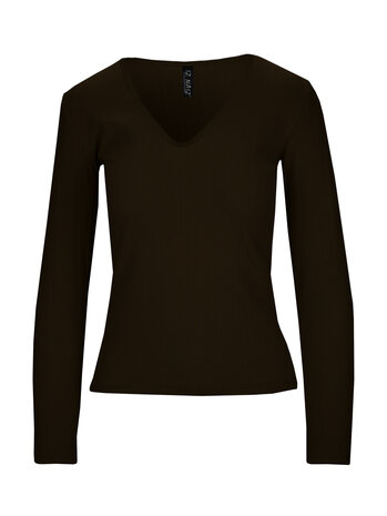 Iz Naiz Shirt lm ribbel 3940