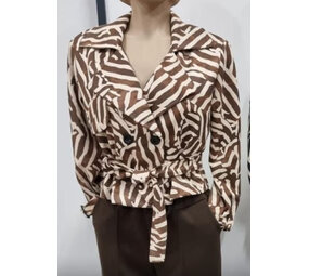 Iz Naiz Jacket Suede zebra 20044 Iz Naiz Jacket Suede zebra 20044