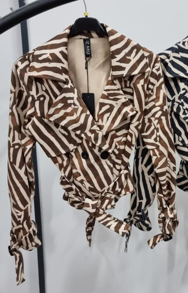Iz Naiz Jacket Suede zebra 20044 Iz Naiz Jacket Suede zebra 20044