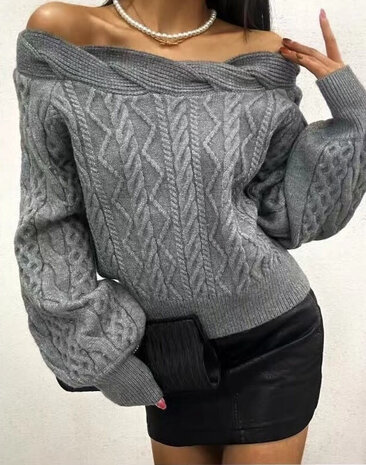 Golden Days Trui open shoulder 20057