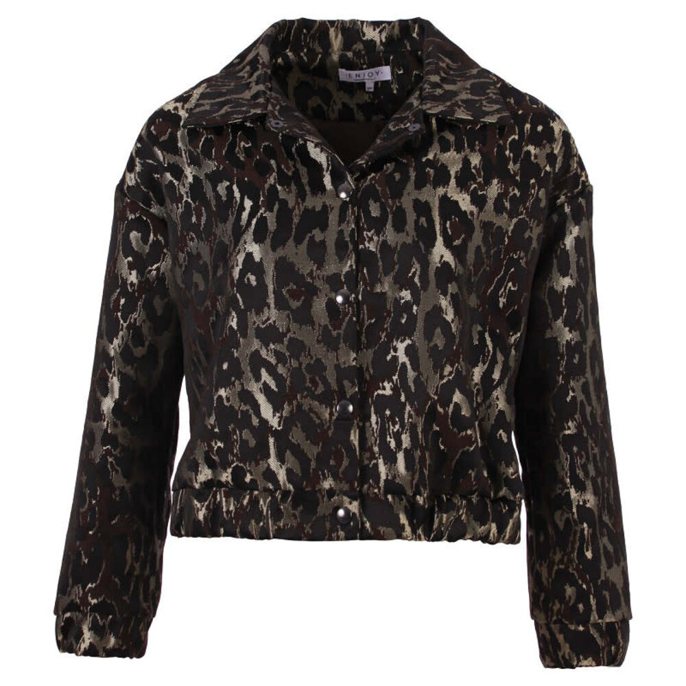 Enjoy Bomber jasje gouden dieren 509135 Enjoy Bomber jasje gouden dieren 509135