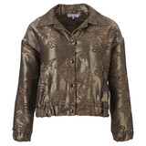 Enjoy Bomber jasje gouden bloem 509131 Enjoy Bomber jasje gouden bloem 509131