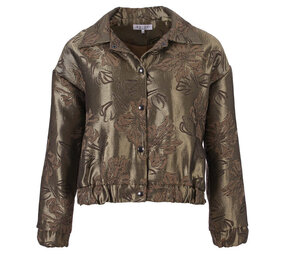 Enjoy Bomber jasje gouden bloem 509131 Enjoy Bomber jasje gouden bloem 509131