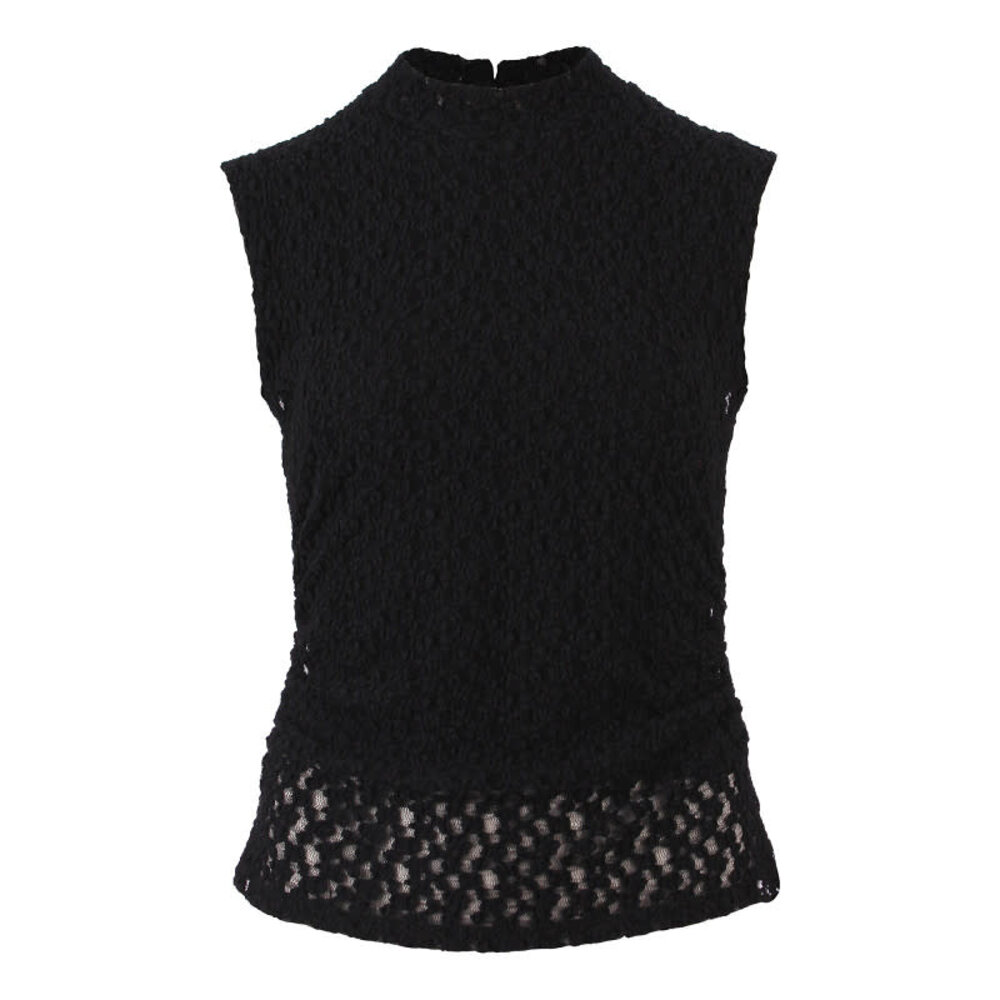 Enjoy Top mouwloos kant 503252