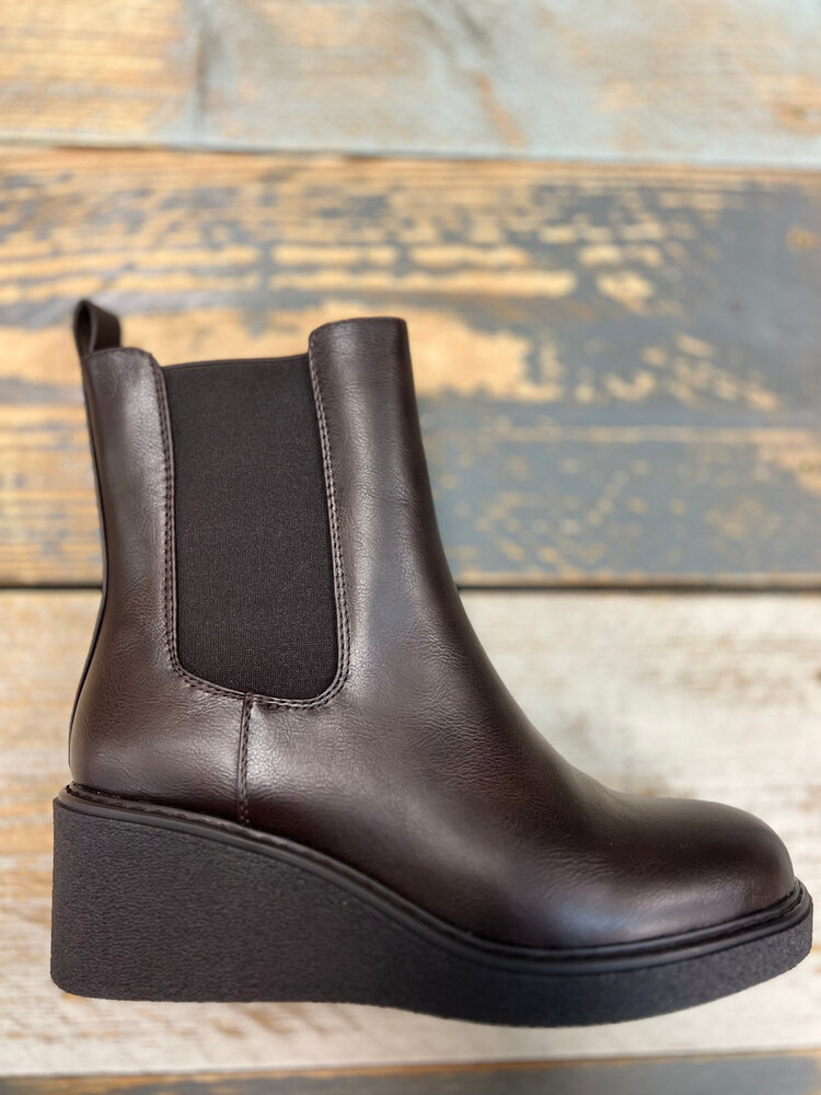 Korte laarsje sleehak rits 6815